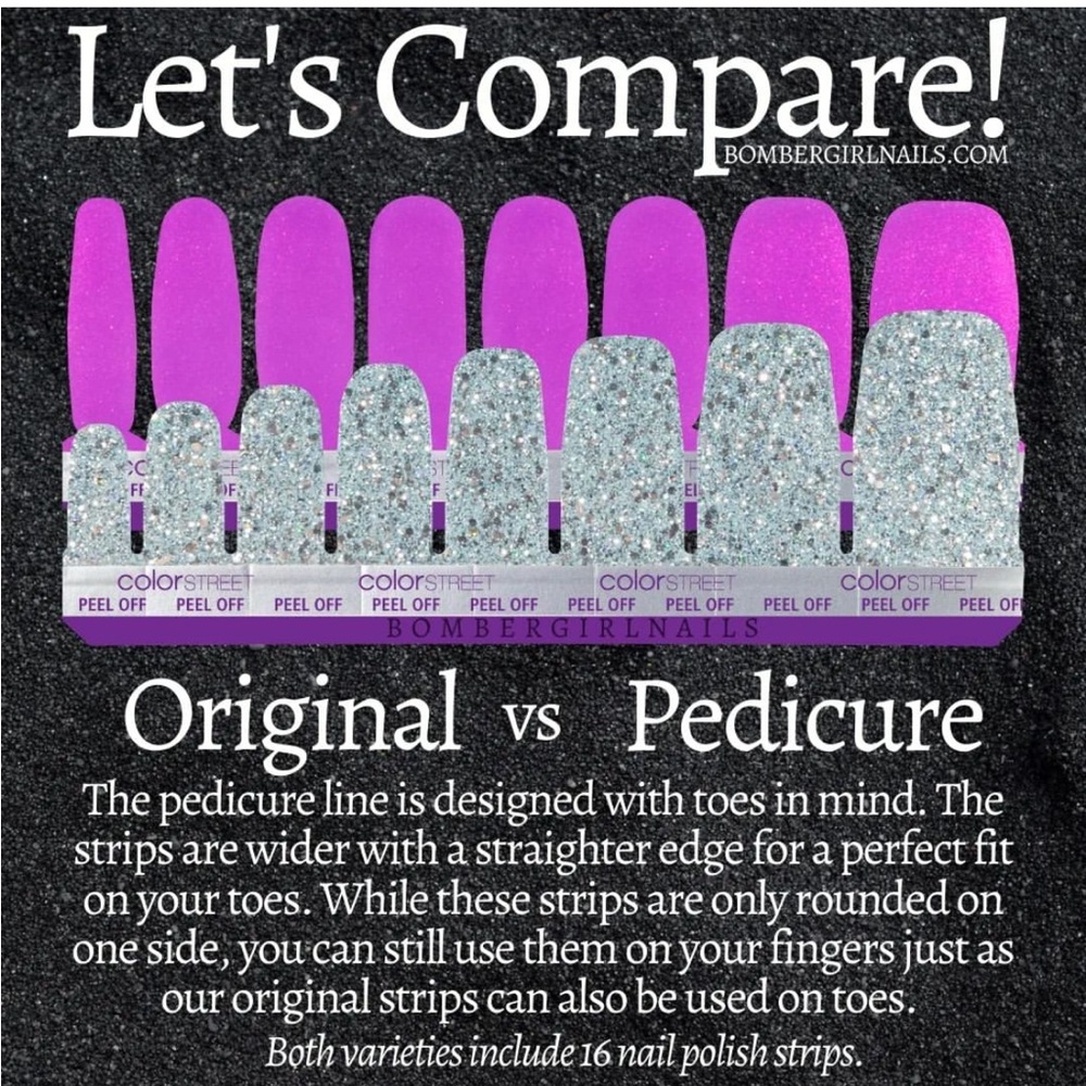 *Retired* Color Street: Evening Sky (Pedicure) | Deep Purple Pearl Shimmer - Picture 15 of 15